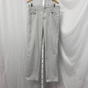 Peter Millar Pants Mens 34 x 32 Gray Performance Chino